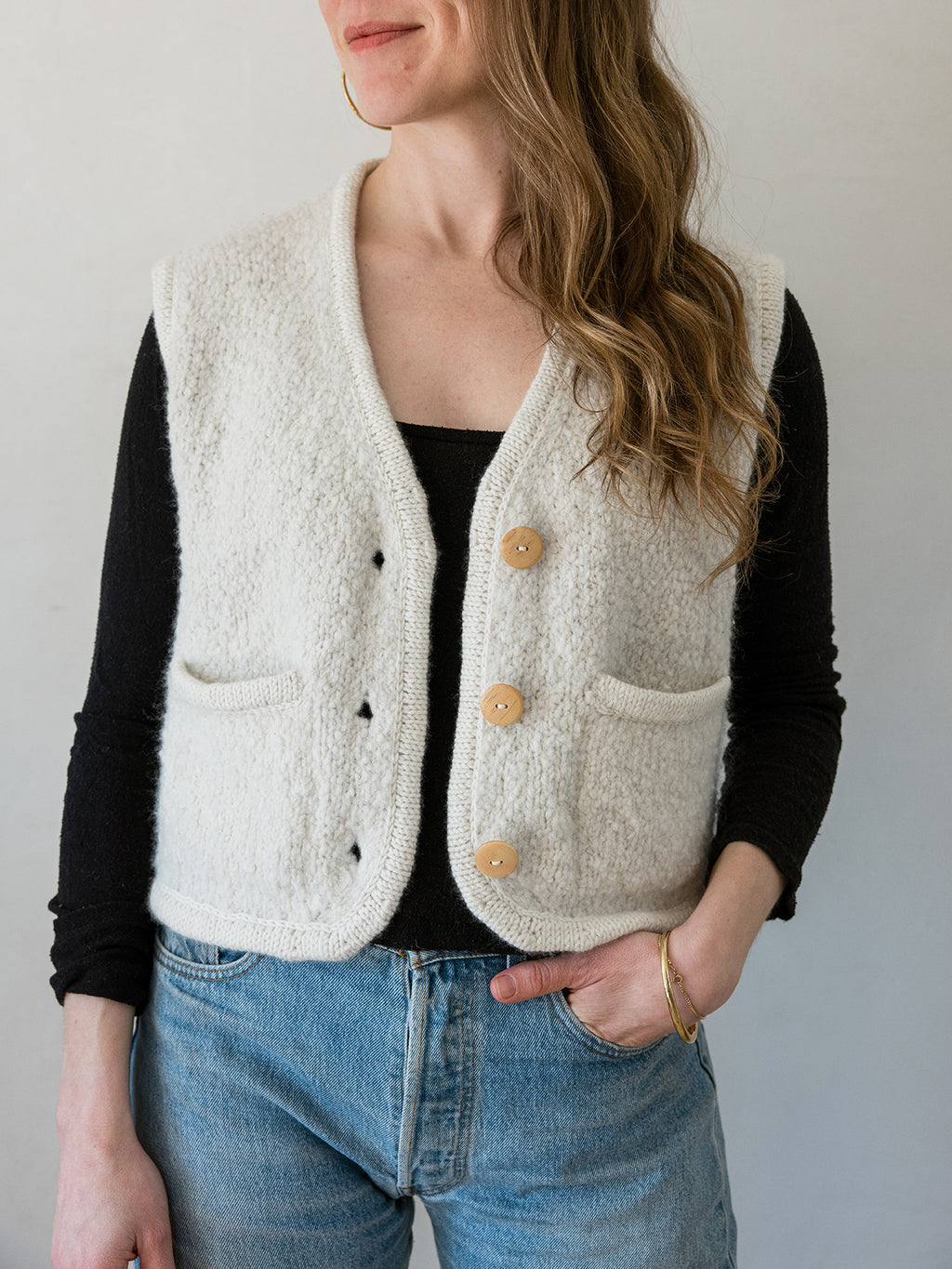 Teddy Vest – Knit Work